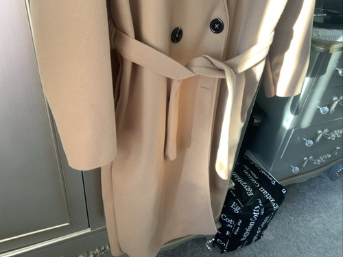 Ladies camel coat size new - m,