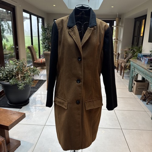 Ladies camel colour coat - colour,