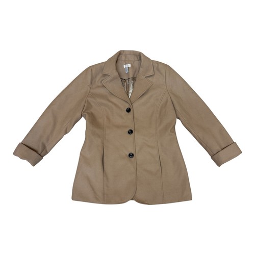 Chicos camel tan peacoat - camel,