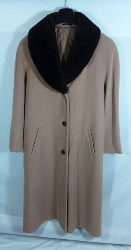 Camel cashmere wool blend coat - cashmere,