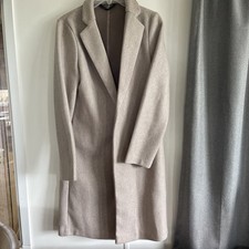 Ladies Long Camel Coat Size