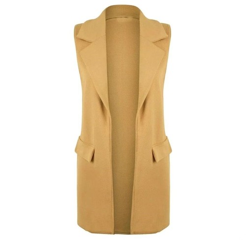 Women ladies coat crepe mock - ladies,