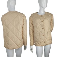 Womens Camel Puffer Jacket