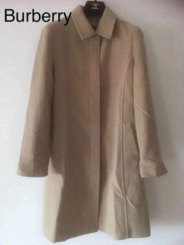Burberry camel long coat - long,