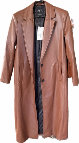 Zara new woman long faux - new,