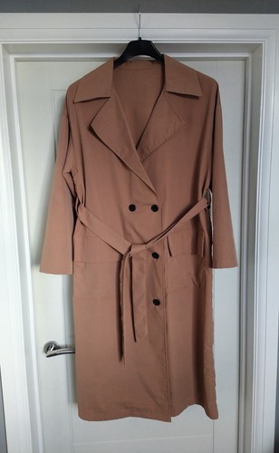 Ladies brown camel trench coat - ladies,